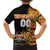 Custom Kenya Coat Of Arms Family Matching Short Sleeve Bodycon Dress and Hawaiian Shirt With Kente Patterns LT18