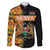 Custom Kenya Coat Of Arms Family Matching Short Sleeve Bodycon Dress and Hawaiian Shirt With Kente Patterns LT18