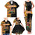 Custom Kenya Coat Of Arms Family Matching Tank Maxi Dress and Hawaiian Shirt With Kente Patterns LT18