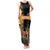 Custom Kenya Coat Of Arms Family Matching Tank Maxi Dress and Hawaiian Shirt With Kente Patterns LT18