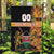 Custom Kenya Coat Of Arms Garden Flag With Kente Patterns