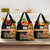 Custom Kenya Coat Of Arms Grocery Bag With Kente Patterns