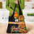 Custom Kenya Coat Of Arms Grocery Bag With Kente Patterns