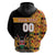 Custom Kenya Coat Of Arms Hoodie With Kente Patterns LT18