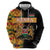 Custom Kenya Coat Of Arms Hoodie With Kente Patterns LT18