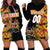 Custom Kenya Coat Of Arms Hoodie Dress With Kente Patterns LT18