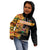 Custom Kenya Coat Of Arms Kid Hoodie With Kente Patterns LT18