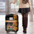 Custom Kenya Coat Of Arms Luggage Cover With Kente Patterns