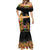 Custom Kenya Coat Of Arms Mermaid Dress With Kente Patterns LT18