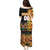 Custom Kenya Coat Of Arms Puletasi With Kente Patterns LT18