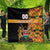 Custom Kenya Coat Of Arms Quilt With Kente Patterns