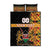 Custom Kenya Coat Of Arms Quilt Bed Set With Kente Patterns