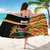 Custom Kenya Coat Of Arms Sarong With Kente Patterns - Wonder Print Shop