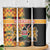 Kenya Coat Of Arms Skinny Tumbler With Kente Patterns