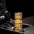 Kenya Coat Of Arms Skinny Tumbler With Kente Patterns