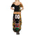 Custom Kenya Coat Of Arms Summer Maxi Dress With Kente Patterns LT18