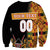 Custom Kenya Coat Of Arms Sweatshirt With Kente Patterns LT18