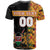 Custom Kenya Coat Of Arms T Shirt With Kente Patterns LT18