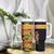 Kenya Coat Of Arms Tumbler With Handle With Kente Patterns