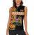 Custom Kenya Coat Of Arms Women Sleeveless Polo Shirt With Kente Patterns LT18