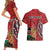 Personalized Kenya Coat Of Arms Couples Matching Short Sleeve Bodycon Dress and Hawaiian Shirt Ethnic Seamless Pattern