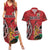 Personalized Kenya Coat Of Arms Couples Matching Summer Maxi Dress and Hawaiian Shirt Ethnic Seamless Pattern