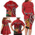 Personalized Kenya Coat Of Arms Family Matching Long Sleeve Bodycon Dress and Hawaiian Shirt Ethnic Seamless Pattern