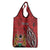 Personalized Kenya Coat Of Arms Grocery Bag Ethnic Seamless Pattern