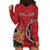 Personalized Kenya Coat Of Arms Hoodie Dress Ethnic Seamless Pattern