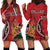 Personalized Kenya Coat Of Arms Hoodie Dress Ethnic Seamless Pattern