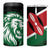 Kenya Lion Head 4 in 1 Can Cooler Tumbler Flag Style