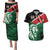 Kenya Lion Head Couples Matching Puletasi and Hawaiian Shirt Flag Style