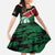 Kenya Lion Head Family Matching Long Sleeve Bodycon Dress and Hawaiian Shirt Flag Style