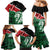 Kenya Lion Head Family Matching Mermaid Dress and Hawaiian Shirt Flag Style