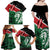 Kenya Lion Head Family Matching Off Shoulder Maxi Dress and Hawaiian Shirt Flag Style