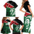 Kenya Lion Head Family Matching Short Sleeve Bodycon Dress and Hawaiian Shirt Flag Style