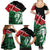 Kenya Lion Head Family Matching Summer Maxi Dress and Hawaiian Shirt Flag Style