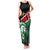 Kenya Lion Head Family Matching Tank Maxi Dress and Hawaiian Shirt Flag Style