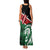 Kenya Lion Head Family Matching Tank Maxi Dress and Hawaiian Shirt Flag Style