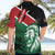 Kenya Lion Head Hawaiian Shirt Flag Style