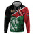 Kenya Lion Head Hoodie Flag Style