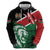 Kenya Lion Head Hoodie Flag Style