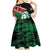 Kenya Lion Head Kid Short Sleeve Dress Flag Style