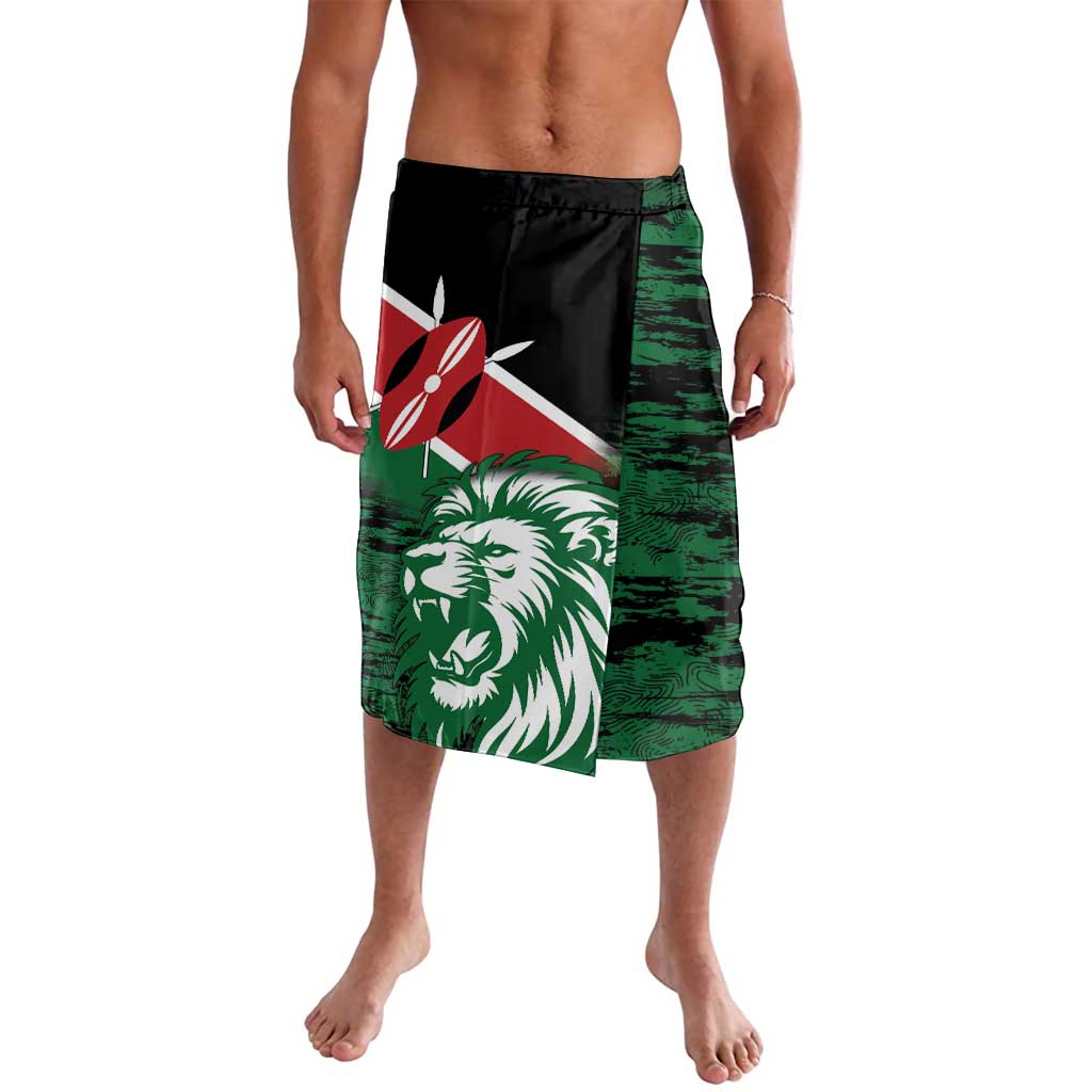 Kenya Lion Head Lavalava Flag Style