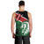 Kenya Lion Head Men Tank Top Flag Style