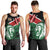 Kenya Lion Head Men Tank Top Flag Style