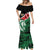 Kenya Lion Head Mermaid Dress Flag Style