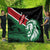 Kenya Lion Head Quilt Flag Style