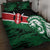 Kenya Lion Head Quilt Bed Set Flag Style