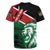 Kenya Lion Head Rugby Jersey Flag Style